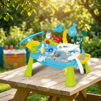 Summer Water Play Table Interactive Sensory Table with Water Circulator Outdoor Easy to Use for Backyard