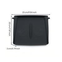 Easy-to-Clean Electric Vehicle Console Charging Pad Car Accessory Ribbed Texture