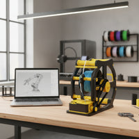 Electric Filament Respooler Desktop Filament Winding Machine Spool Winder for 3D Printing Hobbyists, Workbench