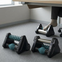 3-in-1 Foot Massager Textured Rollers Triangular Foot Massager Wellness Device Silicone Portable