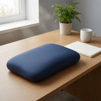 Stitched Edging Desk Rest Pillow Rounded Corners Memory Foam Pillow Soft Cover Office Accessory Bread-Loaf Shape