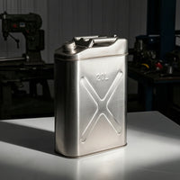 Petrol Container with Handle Vertical Jerrycan with Screw Cap Petrol Container Spout for Drivers, Vehicle Emergency