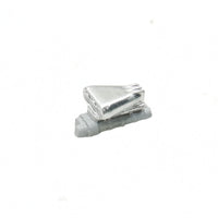 Chrome Silver 1/64 Scale Supercharger Molded Texture Scale Supercharger Accessory Mechanical Miniature Part for Model Car Customization, Display Scenes