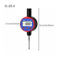 Rechargeable Electronic Indicator Depth Gauge Mini USB Charging Digital Depth Micrometer Reset Setting Digital Height Gauge Large LCD for Factory