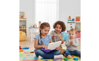 Stress Relief Music Dance Game Brain Training Handheld Dance Game Interactive Light up Button Toy Hand-Eye Coordination for Children, Indoor Play, Travel, Party