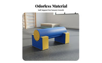 Indoor Soft Play Obstacle Course Non-Slip Base Children's Foam Activity Playset Young Child Foam Playset for Kids, Kindergarten, Daycare, Playroom