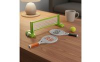 Compact Desktop Tennis Toy Portable Tabletop Tennis Game Hand-Eye Coordination 2 Player Battle for Children, Kids, Indoor