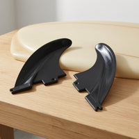 3 Pieces Streamlined Thruster Fin Set Balanced Surfboard Tail Fin Maneuverable Fins Responsive for Surfers