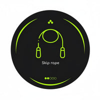 Noise Reduction Round Jump Rope Mat Lightweight Jump Rope Mat Convenient Storage Shock Absorbing Exercise Pad Three-Layer Composite for Home Use