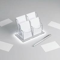 Acrylic Card Display Durable Thickened Stable Base for Office Lobby