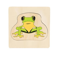 Cartoon Theme Creature Growth Activity Set Early Learning Montessori Creature Activity Set Preschool Education Multilayer Wooden Jigsaw Cognitive Development for Preschoolers, Kids, Toddlers, Classroom, Daycare