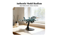 Russian Su-34 Fighter Warplane Model Detachable Landing Gear Su-34 Fighter Model Double Display Mode Plane Model for Collectors, Aviation Fans