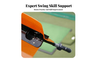 Develops Strength Golf Swing Fan Increases Stroke Distance Golf Wind Resistance Practice Aid Easy Assembly for Golfers, Beginners, Home