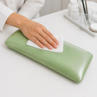 Modern Minimalist PU Leather Nail Art Hand Rest Cushion for Salon Manicure
