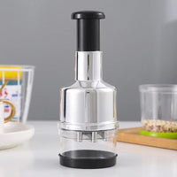 Stainless Steel Multi-Function Garlic Press and Chopper