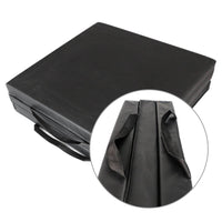 Gymnastics Mat with Carry Handle Waterproof Folding Exercise Mat with Carrying Handles Padded Portable for Gymnasts, Tumbling