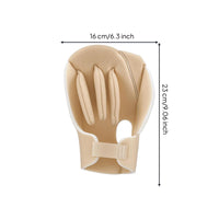 Contoured Hand Support Pad with Finger Separators Adjustable Padded Hand Splint with Wrist Strap Foam Wrist Finger Brace Secure Fit for Patients, Caregivers, Home Care, Rehabilitation