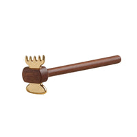 Body Gua Sha Tool with Wooden Handle Easy to Reach Gua Sha Tool with Long Handle