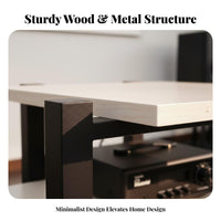 Multi-Tier Amplifier Stand Sturdy Construction Metal Frame Equipment Rack Simple Modern Design High-Fidelity Equipment Rack for Audiophiles