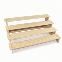 Stepped Display Rack Compact Tiered Display Stand Sturdy Furniture for Vanity