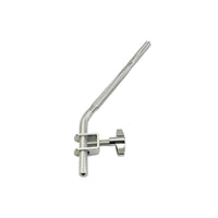 Metal Drum Connecting Rod with Clamp Sturdy Drum Bracket with Rod Long-Lasting Hardware Chrome-Plated for Practice Rooms