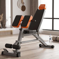 Weight Bench with Roman Chair Adjustable Roman Chair with Weight Bench Fitness Equipment Sturdy Long-Lasting for Athletes