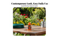 Garden Hose Quick Connector Rubber Coated 1/2 Inch Water Hose Fitting Easy Installation 1/2 & 3/4 Inch Pipe Fitting for Homeowners, Irrigation, Yard