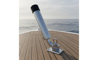 316 Stainless Steel Fishing Rod Holder Deck Mount Rotatable Swivel Rod Holder 360 Degree Adjustable Marine Gear