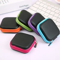 Mini Portable Cartoon Earphone Charger Data Cable Storage Bag Organizer Case