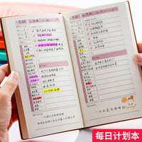 A6 Daily Planner 2026 - Time Management Notebook with Pen Holder