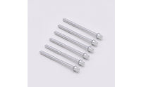 6 Pieces Drum Tension Rod Hex Head Drum Tension Rods Long Screw Rod for Drummers, Percussionists