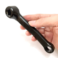 Bicycle Crank Arm Set, All-Steel Pedal Crank, M14 Pair