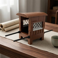 Brick-Built Sedan Chair Interlocking Ancient Sedan Chair Model Mini Brick Model Curved Roof