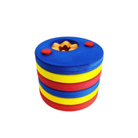 6 Pieces Non-Inflatable Swim Float with Inner Liner Textured Foam Swim Float Lightweight Swimming Training Support Buoyant for Beginners
