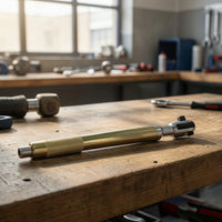 Long-Reach Ratchet Wrench Polished Chrome Ratchet Wrench with Textured Grip Non-Slip Tool Professional-Grade for Mechanics, Workshop