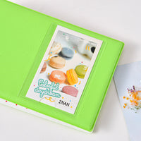 Instant Photo Album for 3-inch Polaroid Film, 64 Pockets, Macaron Colors