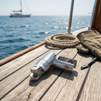 Stainless Steel Marine Hinge Polished Articulated Connector Heavy Duty Deck Hinge Long-Lasting for Yachts