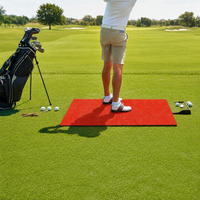 golf hitting mat