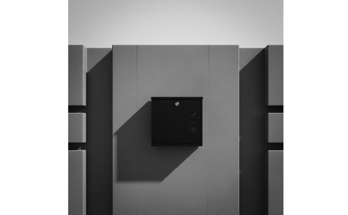 Wall-Mounted Mailbox Rust-Resistant Wall Mounted Mailbox Metal Post Box Anti Metal Mail Container Sturdy Duty Construction