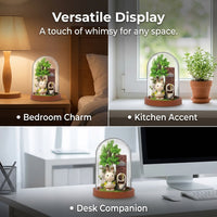 DIY Model Kit, Miniature Diorama Kit with Furniture, Wooden Craft Kit for Adults, Relaxing Hobby Craft Kit, Creative Building