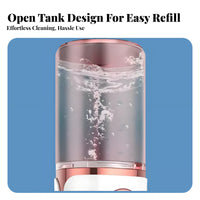 Deep Hydration Twin Nozzle Nano Sprayer Cooling Effect Nano Mist Sprayer High-Frequency Vibration Atomization for Travelers, Women, Home