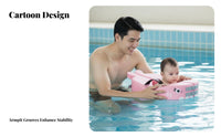 Young Child Underarm Swimming Buoy Adjustable Buckle Infant Chest Float Anti-Tip Design Foam Swim for Infants, Young Children, Water Park, Beach, Lake