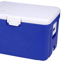 BINGHUI 50L Insulated Cooler Box for Fishing and Outdoor Use
