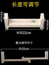Braiding Jig Wooden Frame for Handmade Bracelets Necklaces Red Rope Weaving Tool Fixed Auxiliary Tool