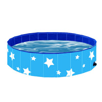 Foldable Pet Swimming Pool and Bathtub for Dogs and Cats, Portable Collapsible Pet Bathing Tub