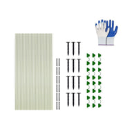 Garden Net Frame Set Long-Lasting Fiberglass Garden Hoops Heavy-Duty