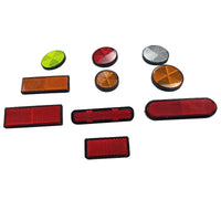 Motorcycle Bicycle Electric Vehicle Reflective Safety Plate
