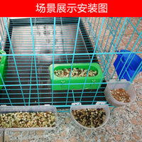Pigeon Feeder and Waterer Cup for Bird Cages, Half-Round Design