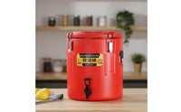 Stainless Steel Thermal Barrel Portable Hot and Cold Thermal Container Insulated Beverage Dispenser Sturdy Construction