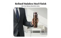 Thermal Bottle with Tea Infuser Double Wall Construction Business Design Thermal Cup Keeps Hot and Cold Insulated Bottle with Tea Infuser